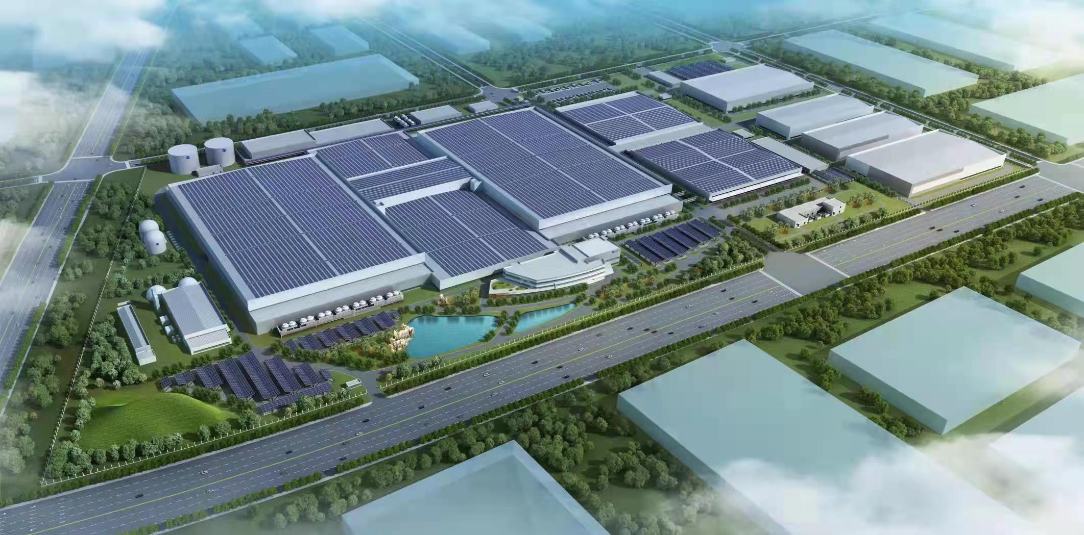 银川经济技术开发区 中环50GW（G12）太阳能级单晶硅材料智慧化工厂厂房及相关配套项目(图1)